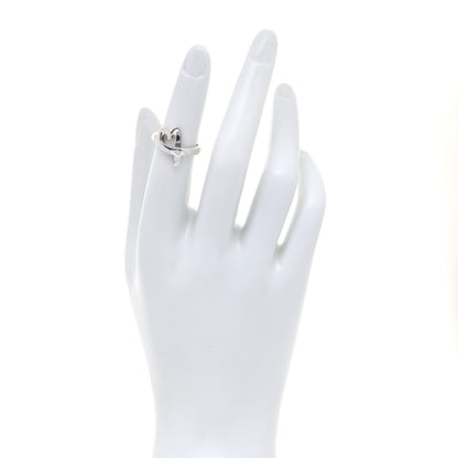 Tiffany Sterling Silver Paloma Picasso Diamond Loving Heart Ring 49 5 2 of 6