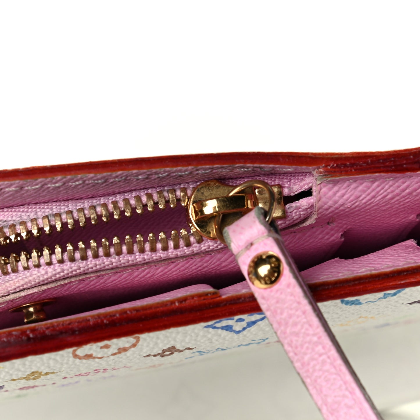 Monogram Multicolor Insolite Wallet White Litchi