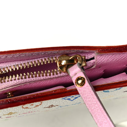 Louis Vuitton Monogram Multicolor Insolite Wallet White Litchi 8 of 8