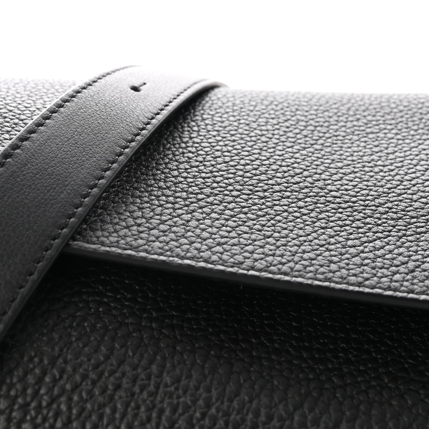 Loewe Grained Calfskin Large Puzzle Bag Black 7 of 9