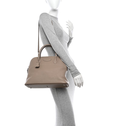Hermes Taurillon Clemence Bolide 35 Gris Tourterelle 2 of 11