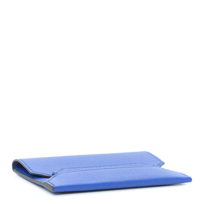 Hermes Epsom H-Postal Mini Card Holder Bleu Royal 3 of 8