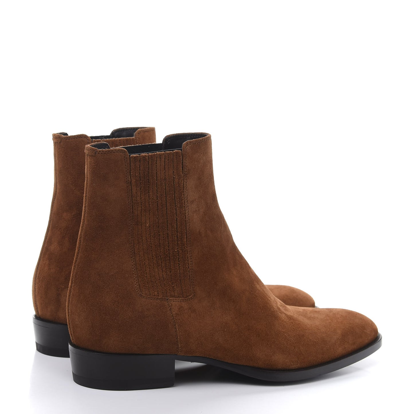 Suede Mens Wyatt Chelsea Boots 41 Saddle Red