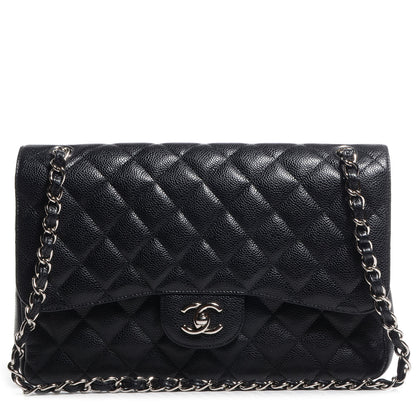 Chanel Caviar Jumbo Double Flap Black 1 of 9