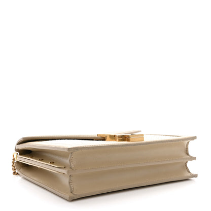 Saint Laurent Canvas Calfskin Classic Monogram Cassandra Beige Cream 4 of 11