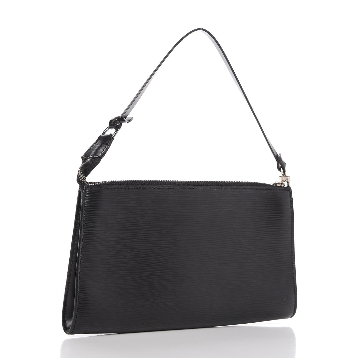 Louis Vuitton Epi Pochette Accessories 24 Black 3 of 9