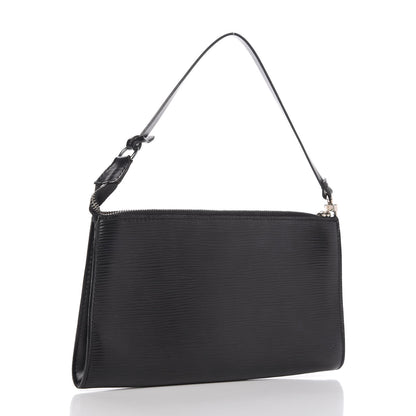 Louis Vuitton Epi Pochette Accessories 24 Black 3 of 9
