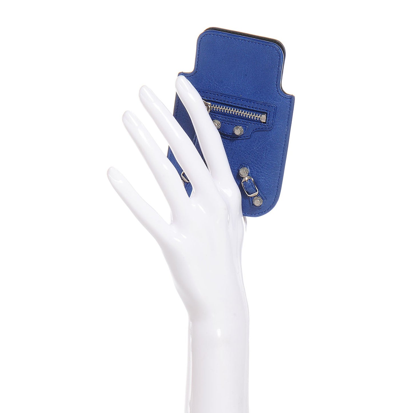 Agneau Giant Silver Hardware Smart Phone Case Bleuette