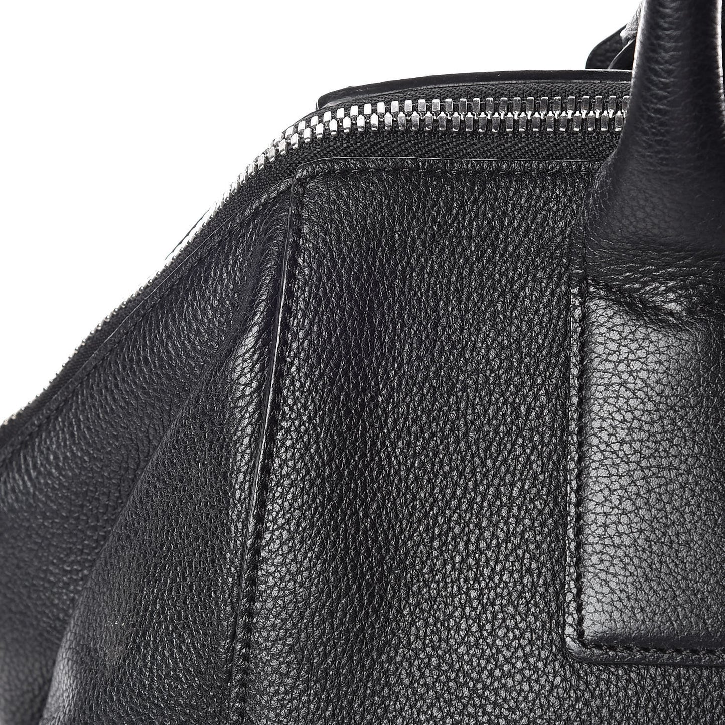 Textured Calfskin Medium Incognito Satchel Black