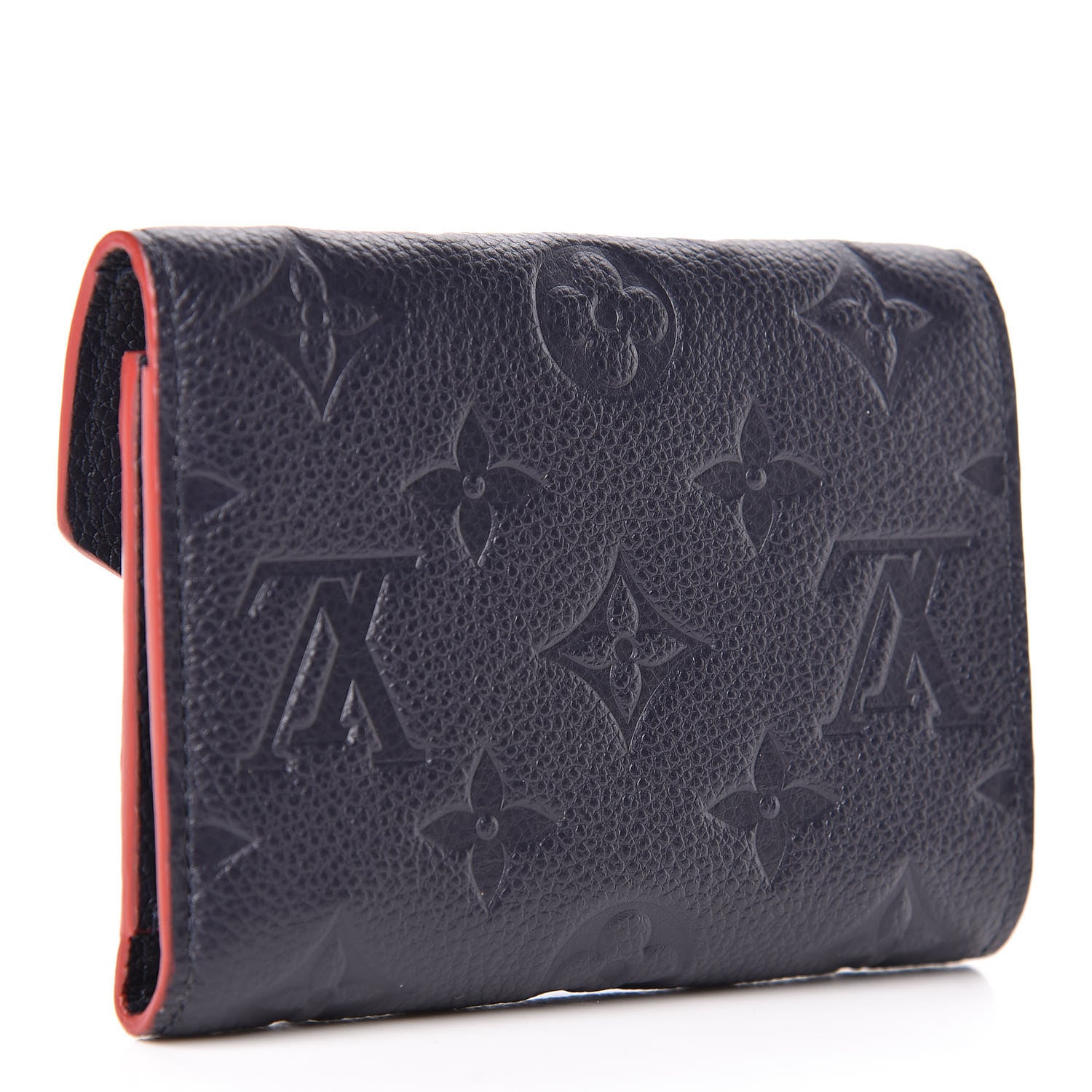 Louis Vuitton Empreinte Victorine Wallet Marine Rouge 3 of 8