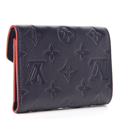 Louis Vuitton Empreinte Victorine Wallet Marine Rouge 3 of 8