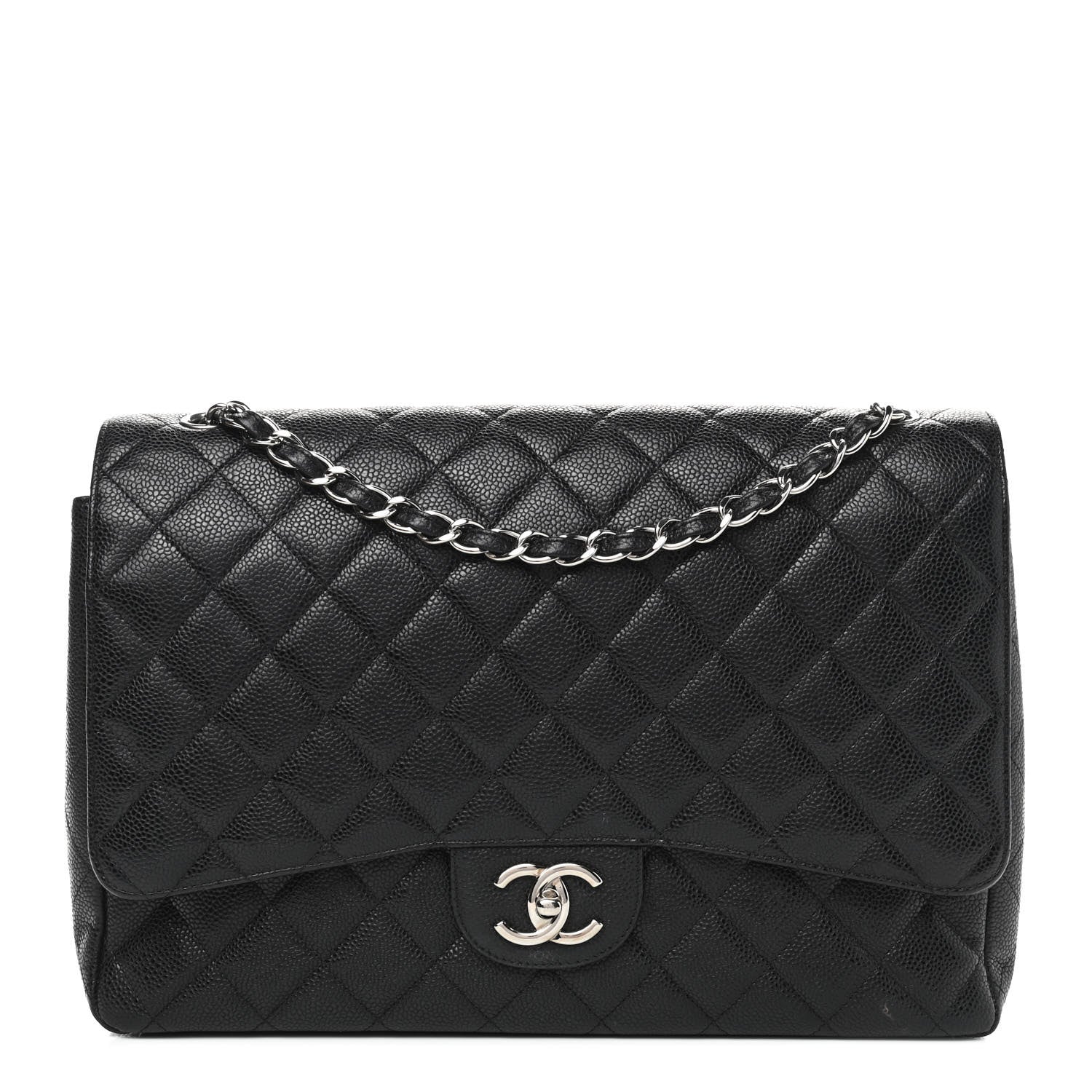 Chanel Caviar Quilted Maxi Double Flap Black 1 of 13