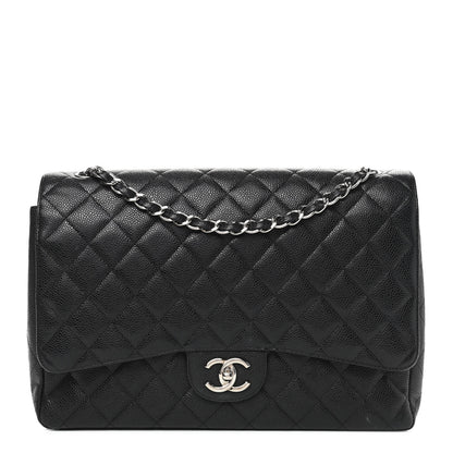 Chanel Caviar Quilted Maxi Double Flap Black 1 of 13
