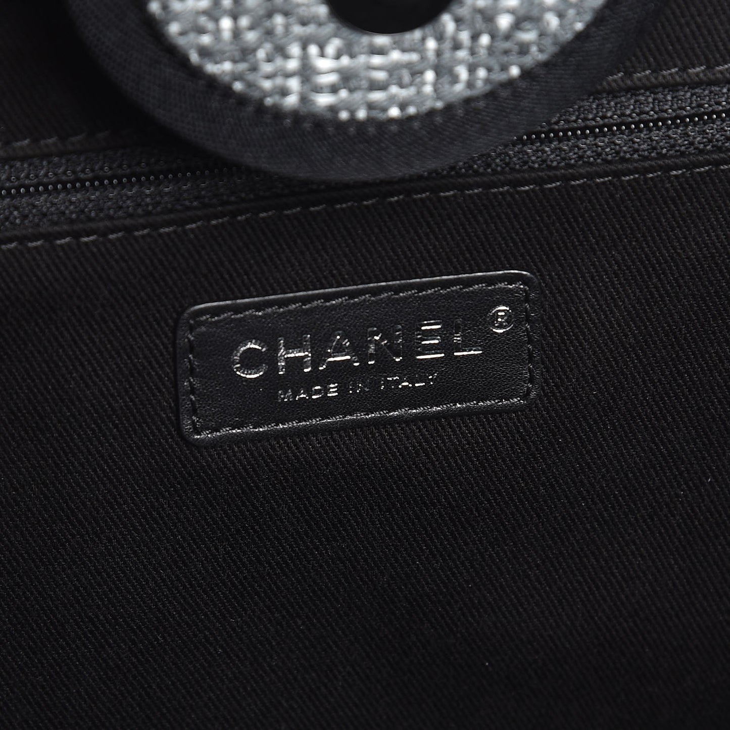 Canvas Large Deauville Tote Charcoal