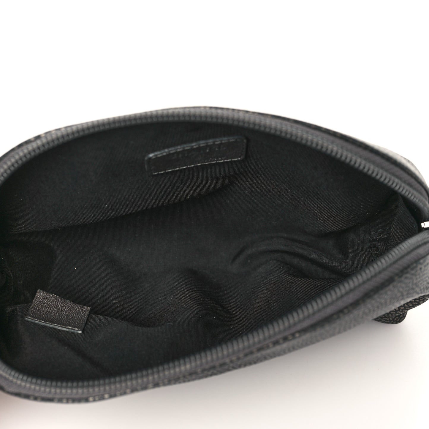 Metallic Caviar Timeless CC Cosmetic Pouch Dark Grey