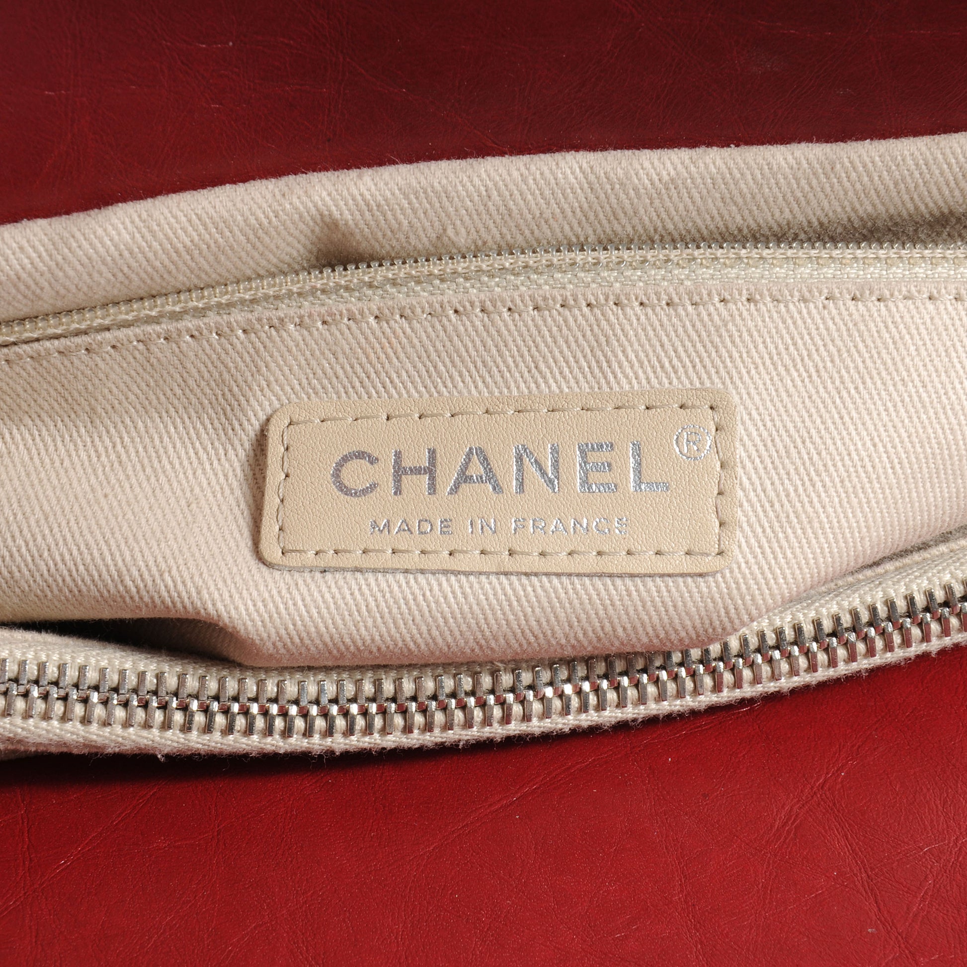 Chanel Aged Calfskin Reissue 2.55 Tote Red 7 of 8