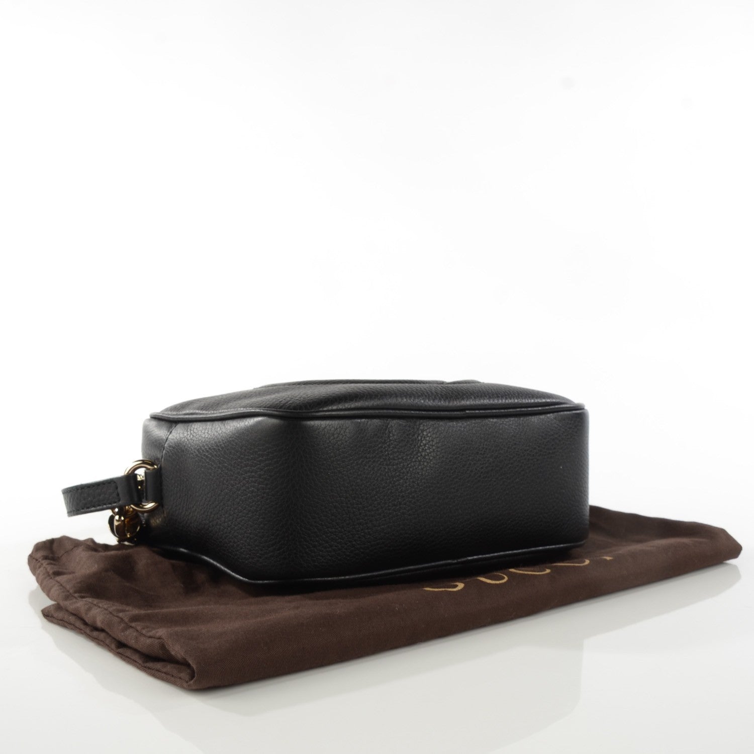 Gucci Pebbled Calfskin Small Soho Disco Bag Black 4 of 7