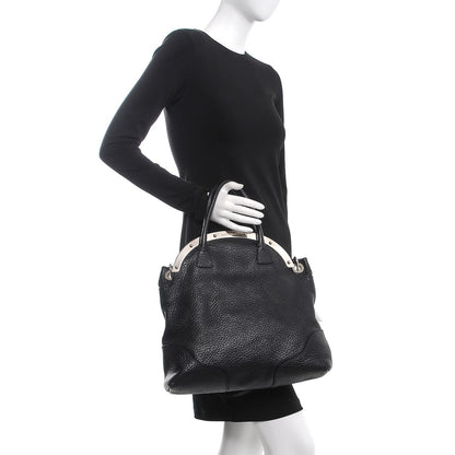 Dolce & Gabbana Calfskin Miss Camp Shoulder Bag Black 2 of 8