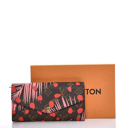 Louis Vuitton Monogram Jungle Dots Sarah Wallet Sugar Pink Poppy 7 of 7