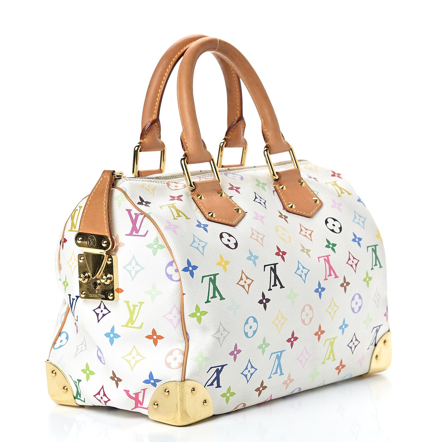 Monogram Multicolor Speedy 30 White