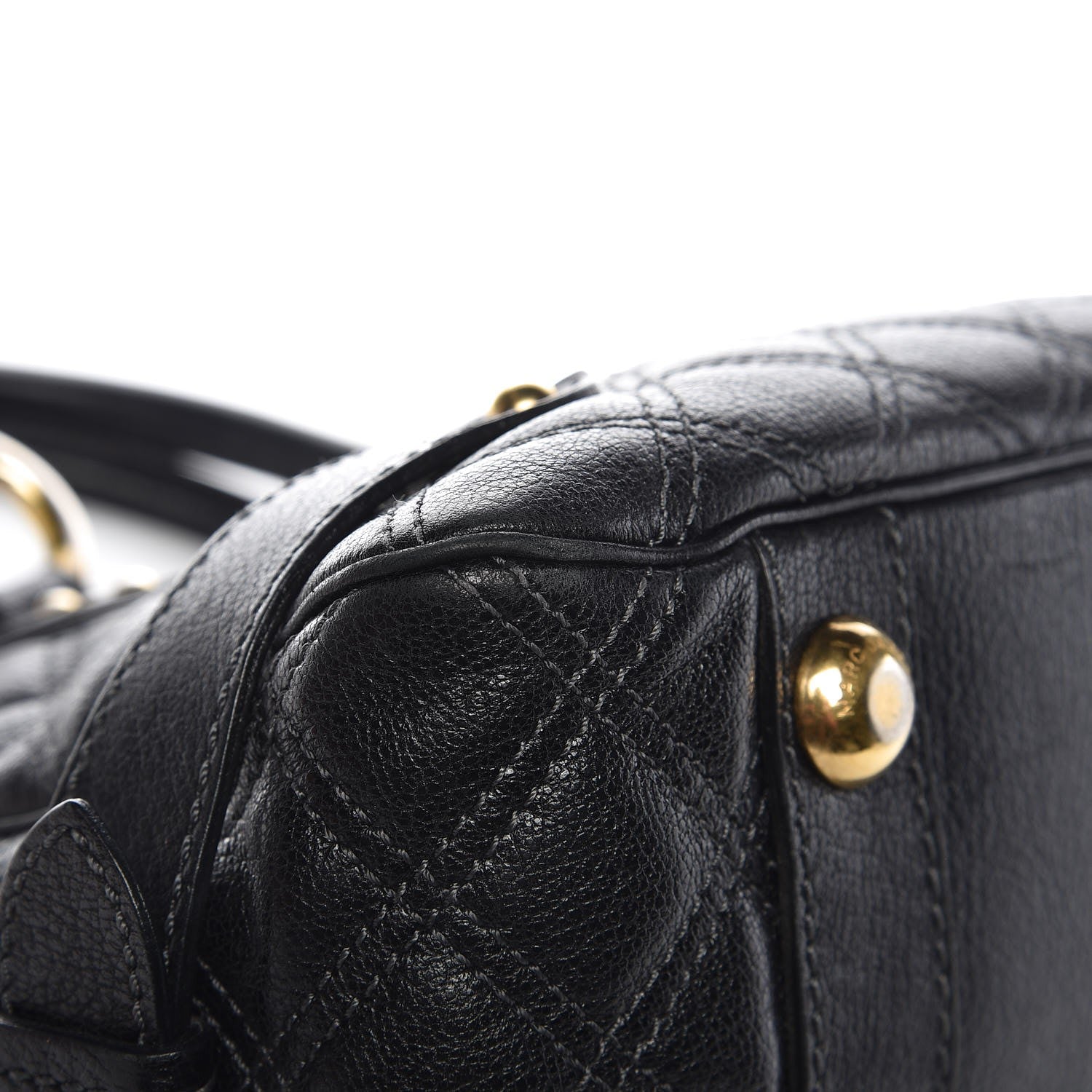 Marc Jacobs Calfskin Quilted Elise Satchel Black 13 of 17