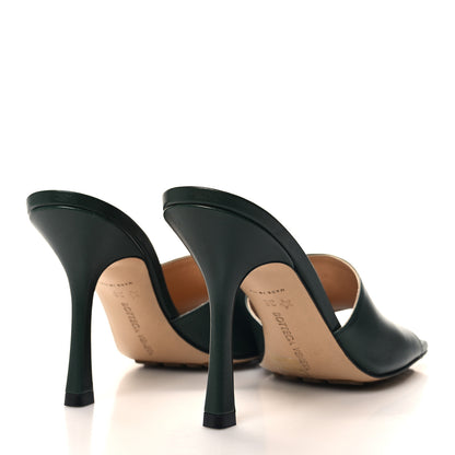 Bottega Veneta Lambskin Stretch Mule Sandals 38 Pine Green 4 of 8