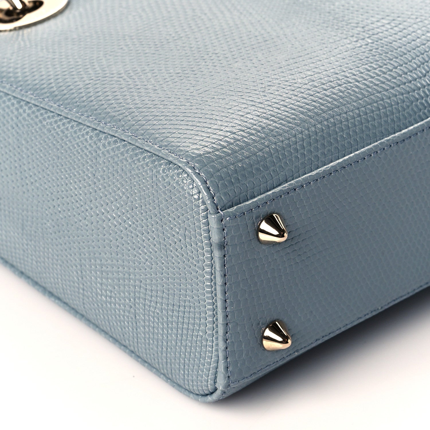 Christian Dior Lizard Small Lady Dior Cloud Blue 8 of 9