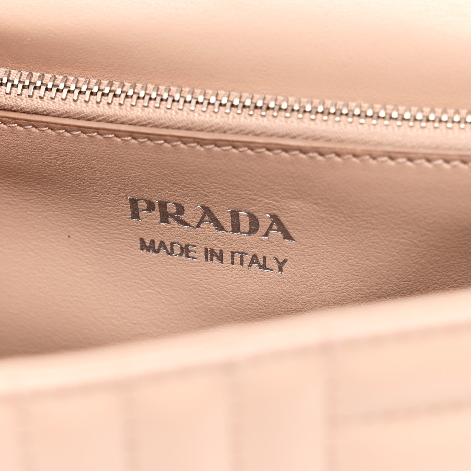 Prada Soft Calfskin Impunture Diagramme Medium Chain Flap Shoulder Bag Cipria 6 of 11