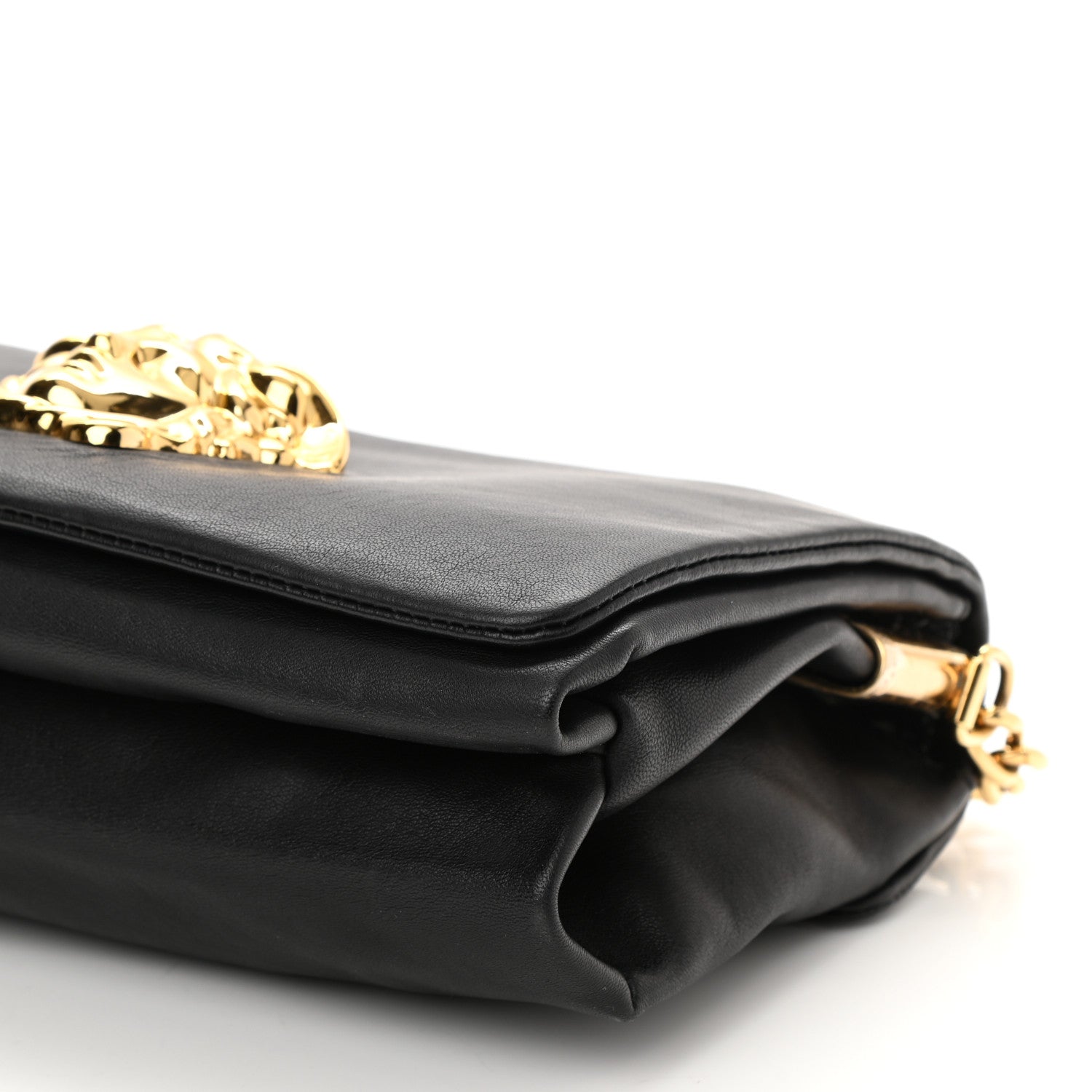 Versace Nappa Palazzo Sultan Shoulder Bag Black 7 of 7