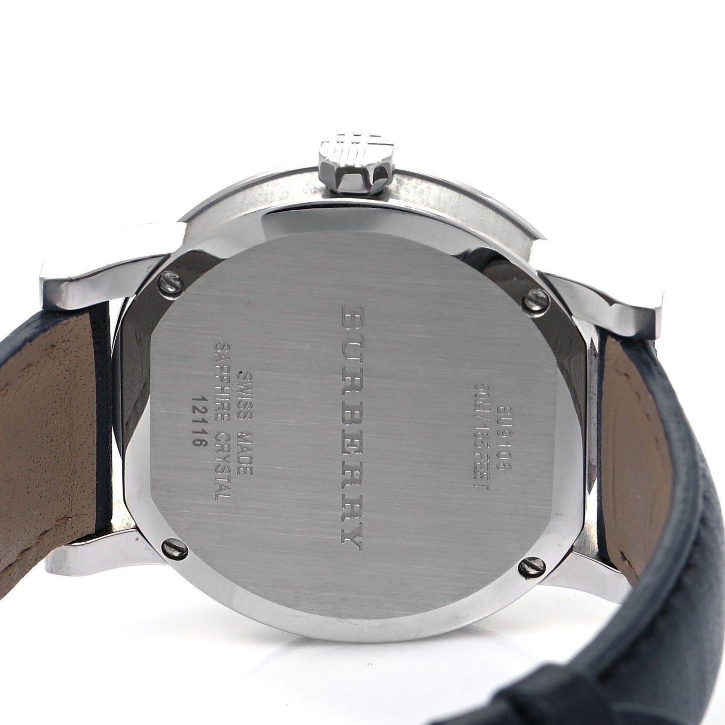 Stainless Steel Calfskin 38mm Heritage Quartz Watch BU9106