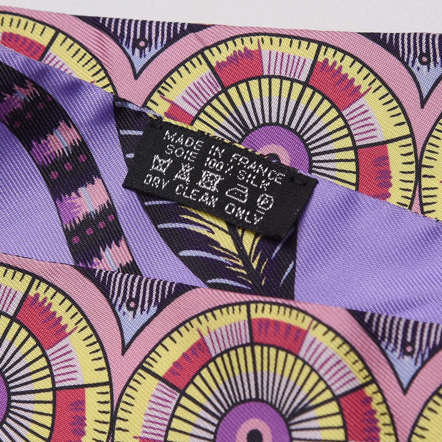 Silk Savana Dance Twilly Mauve Jaune Rose