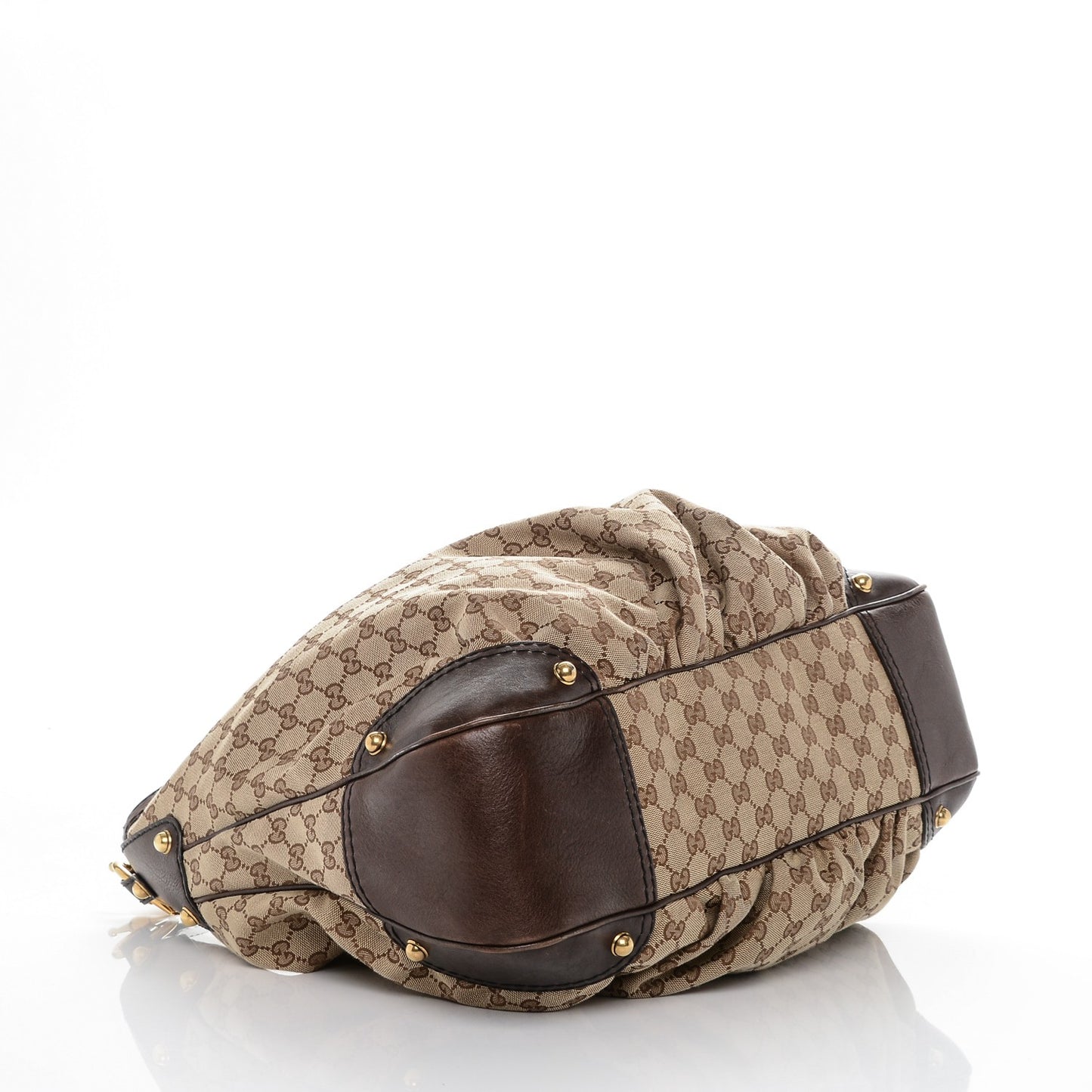 Monogram Large Jockey Hobo Dark Brown