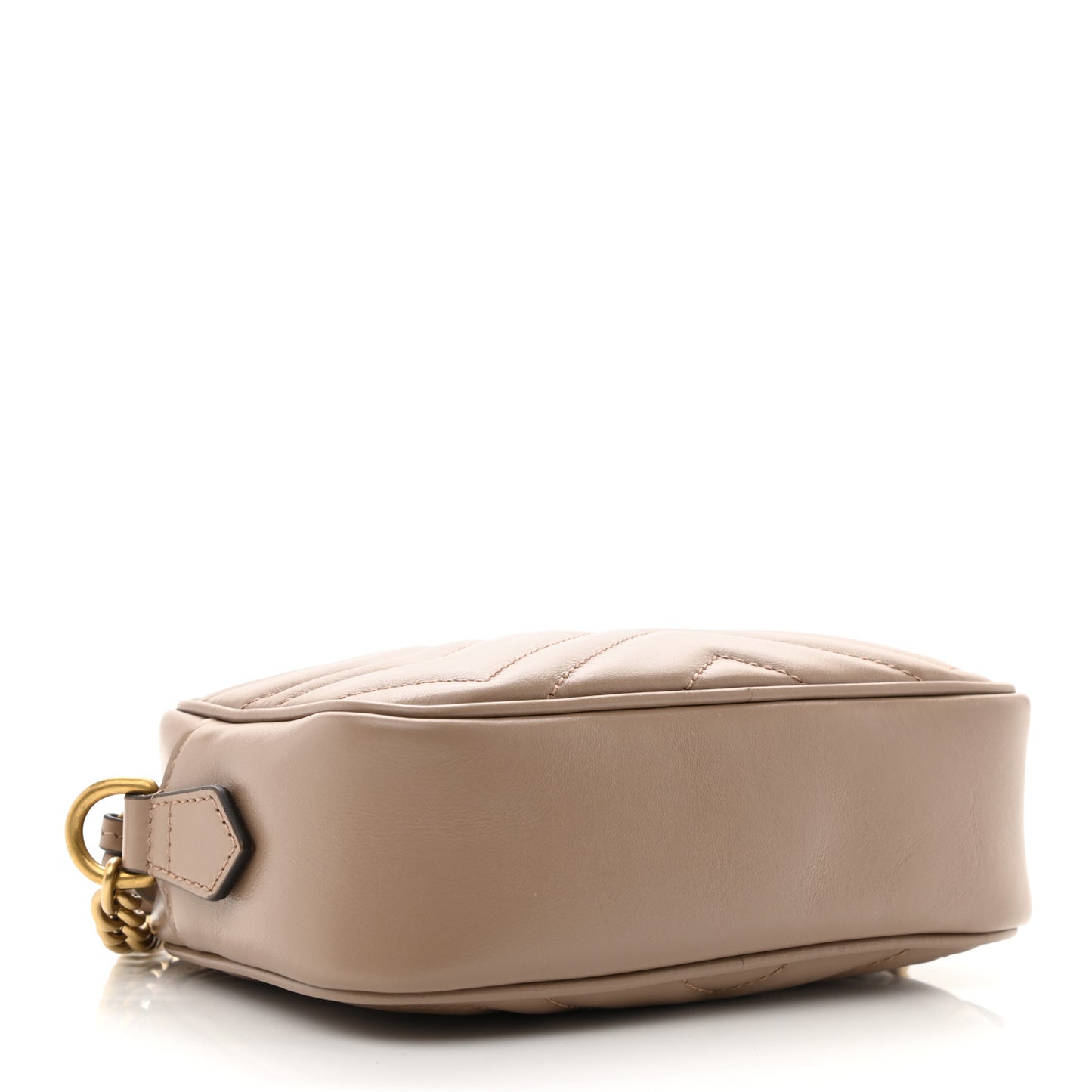 Calfskin Matelasse Mini GG Marmont Chain Shoulder Bag Porcelain Rose