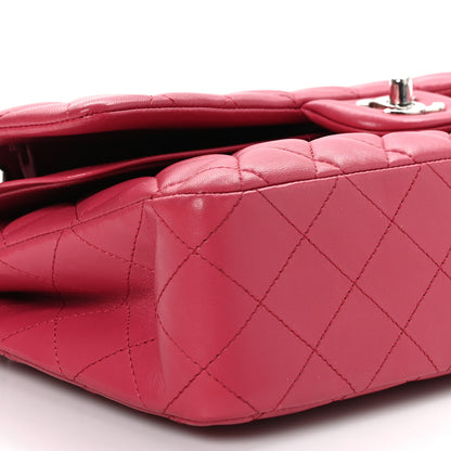 Chanel Lambskin Quilted Medium Double Flap Pink 9 of 10