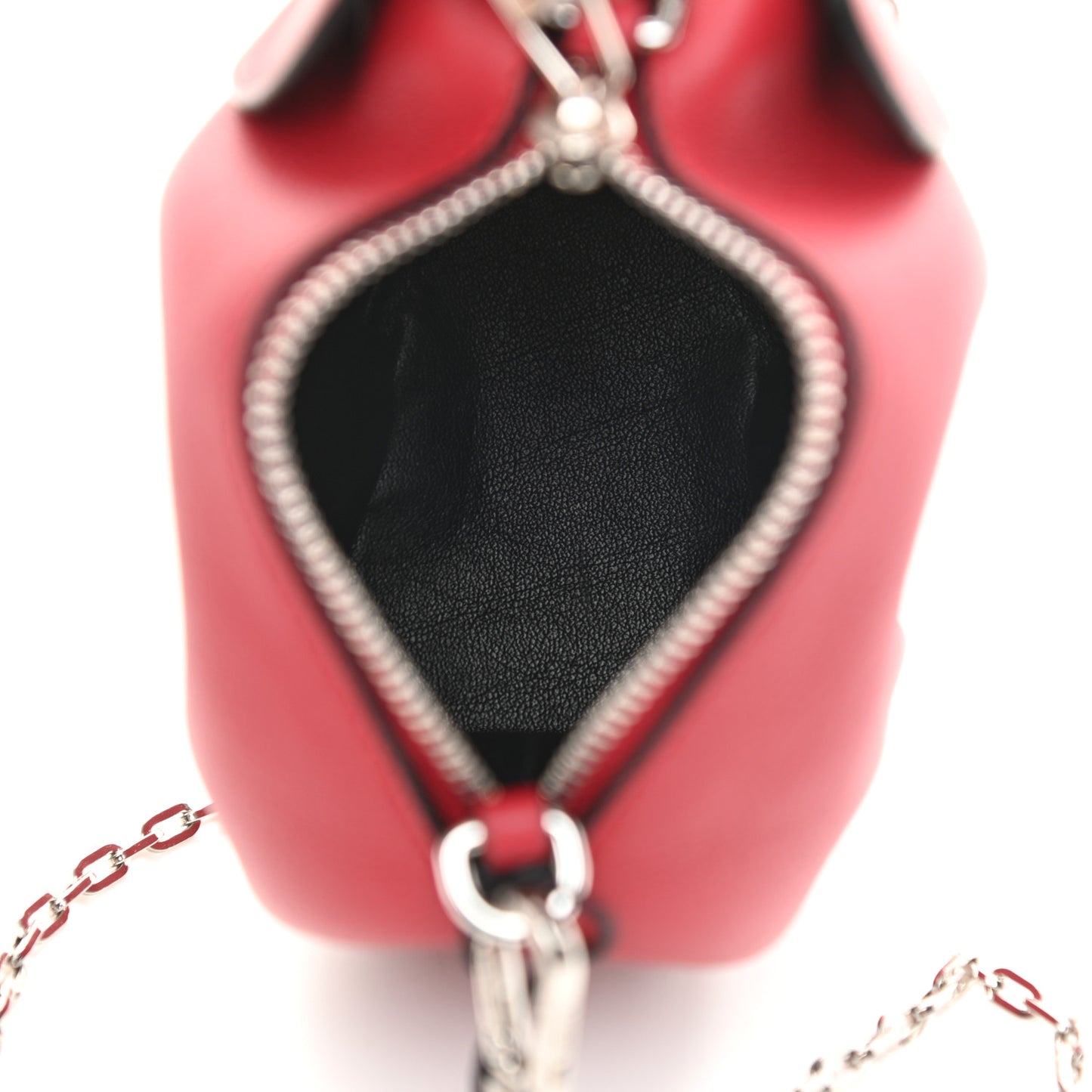 Calfskin Elephant Pouch Red