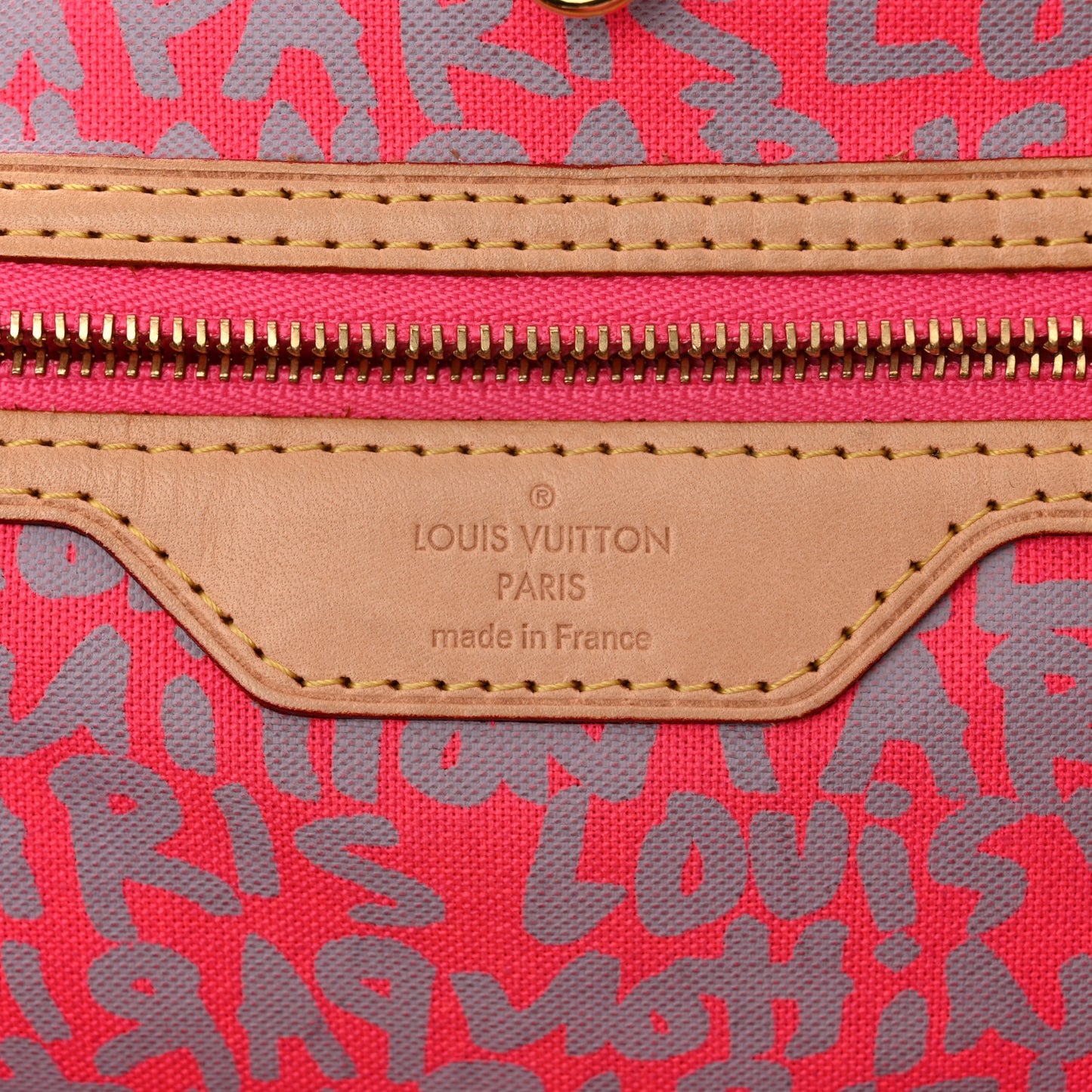Monogram Graffiti Neverfull GM Fuchsia