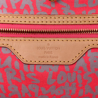 Louis Vuitton Monogram Graffiti Neverfull GM Fuchsia 6 of 10