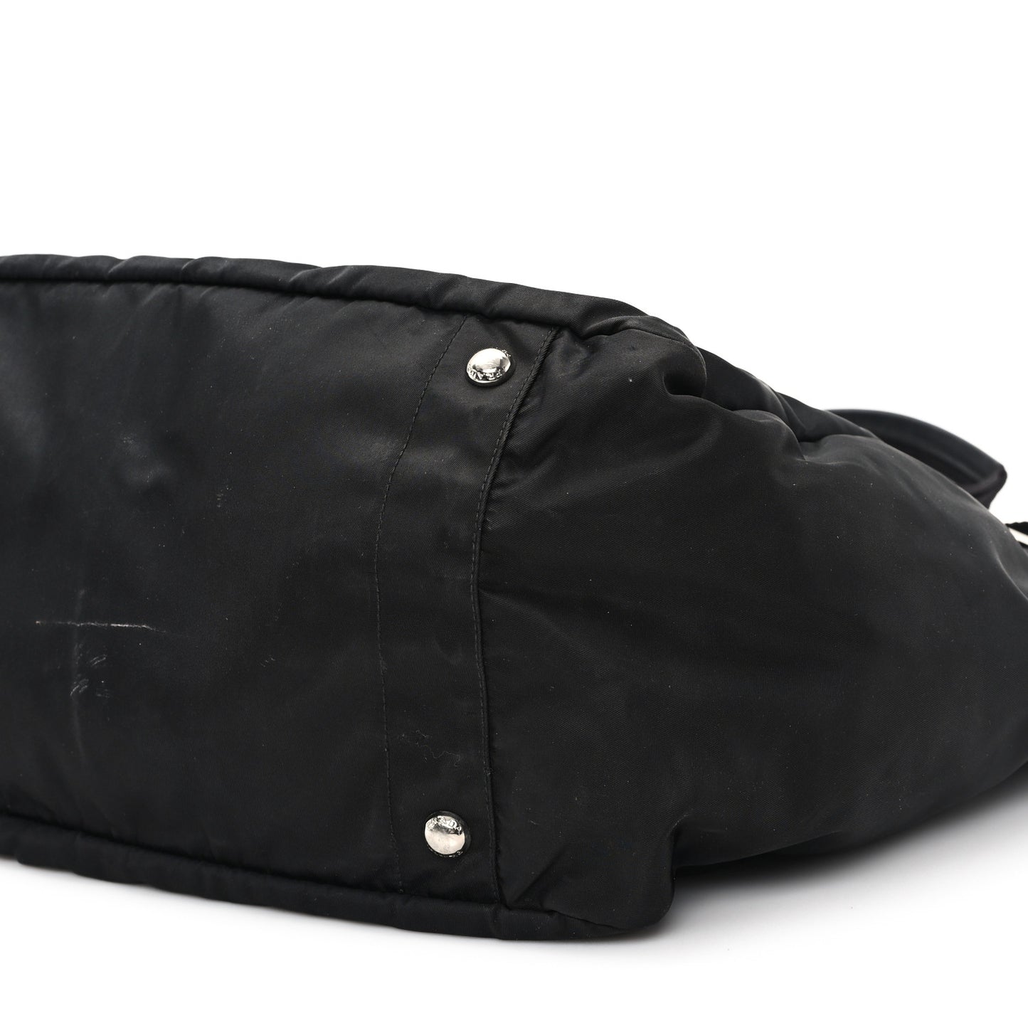 Tessuto Nylon Vela Diaper Bag Black