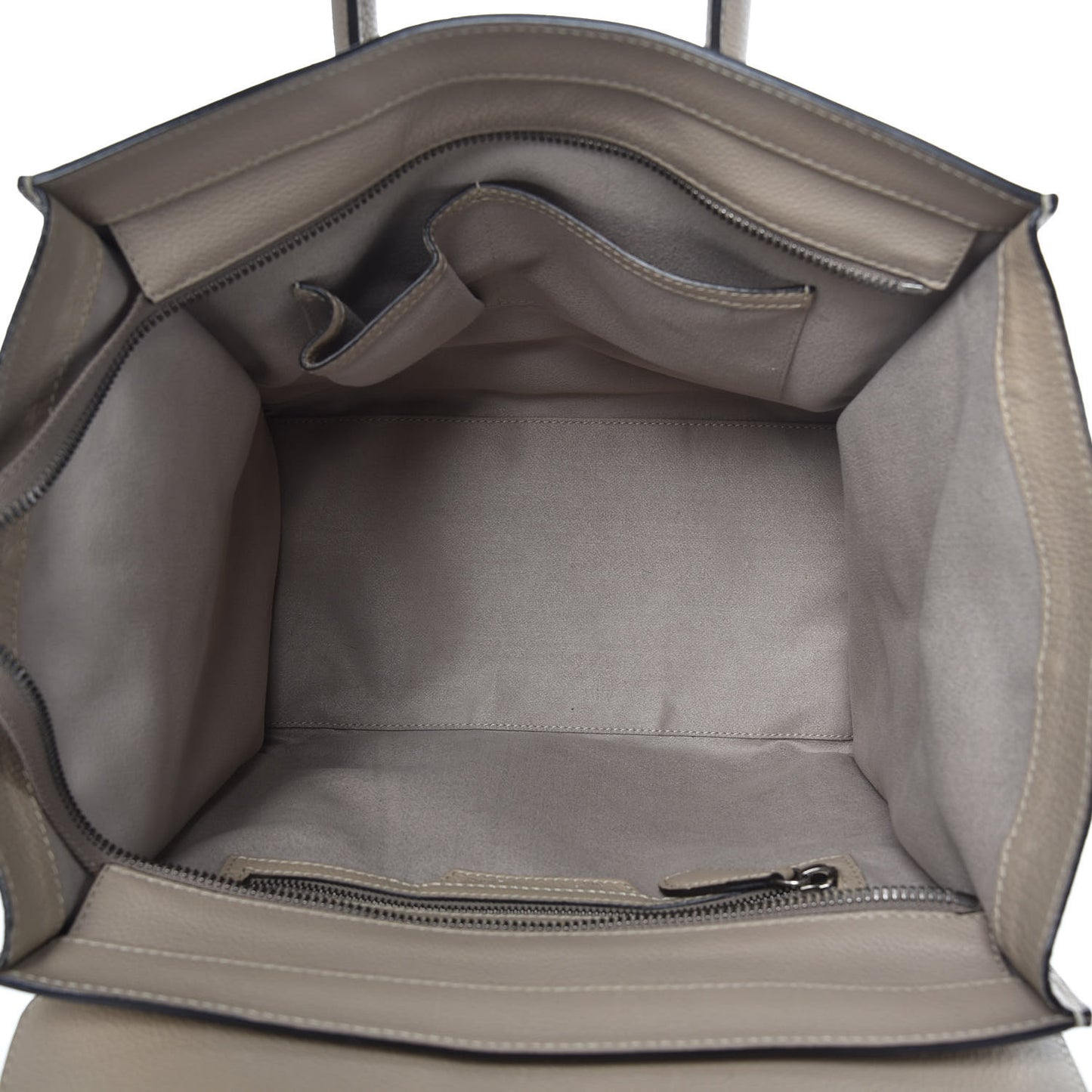 Drummed Calfskin Mini Luggage Dune