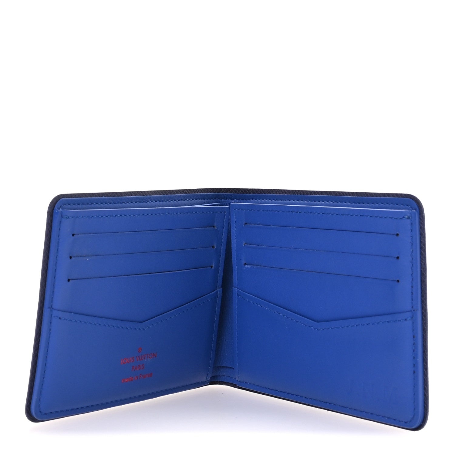 Louis Vuitton Monogram Outdoor Slender Wallet Indigo Blue 5 of 8
