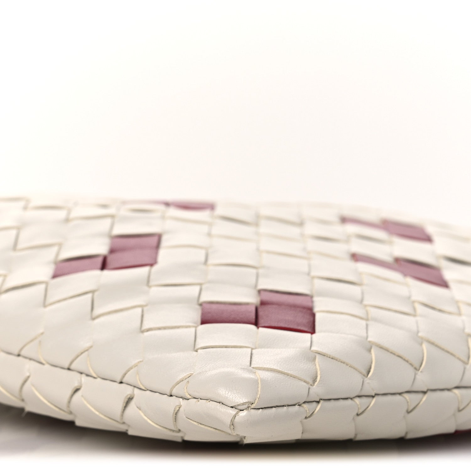 Bottega Veneta Nappa Intrecciato Heart Medium Dustbag White Dark Red 8 of 11
