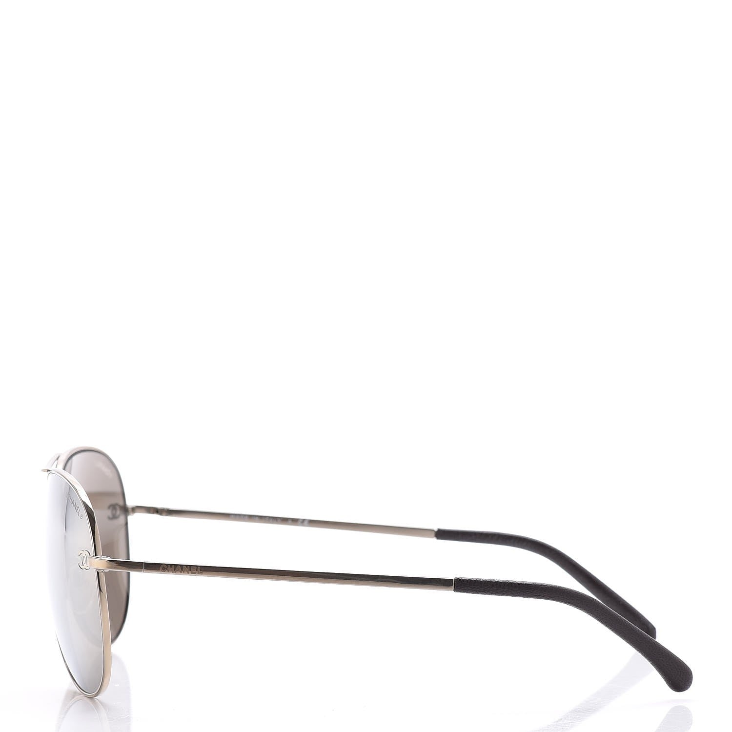 Chanel CC Aviator Sunglasses 4189-T-Q Gold 3 of 8