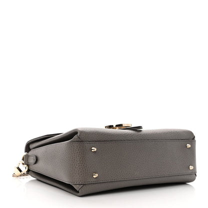 Gucci Dollar Calfskin Interlocking G Top Handle Shoulder Bag Loess 4 of 11