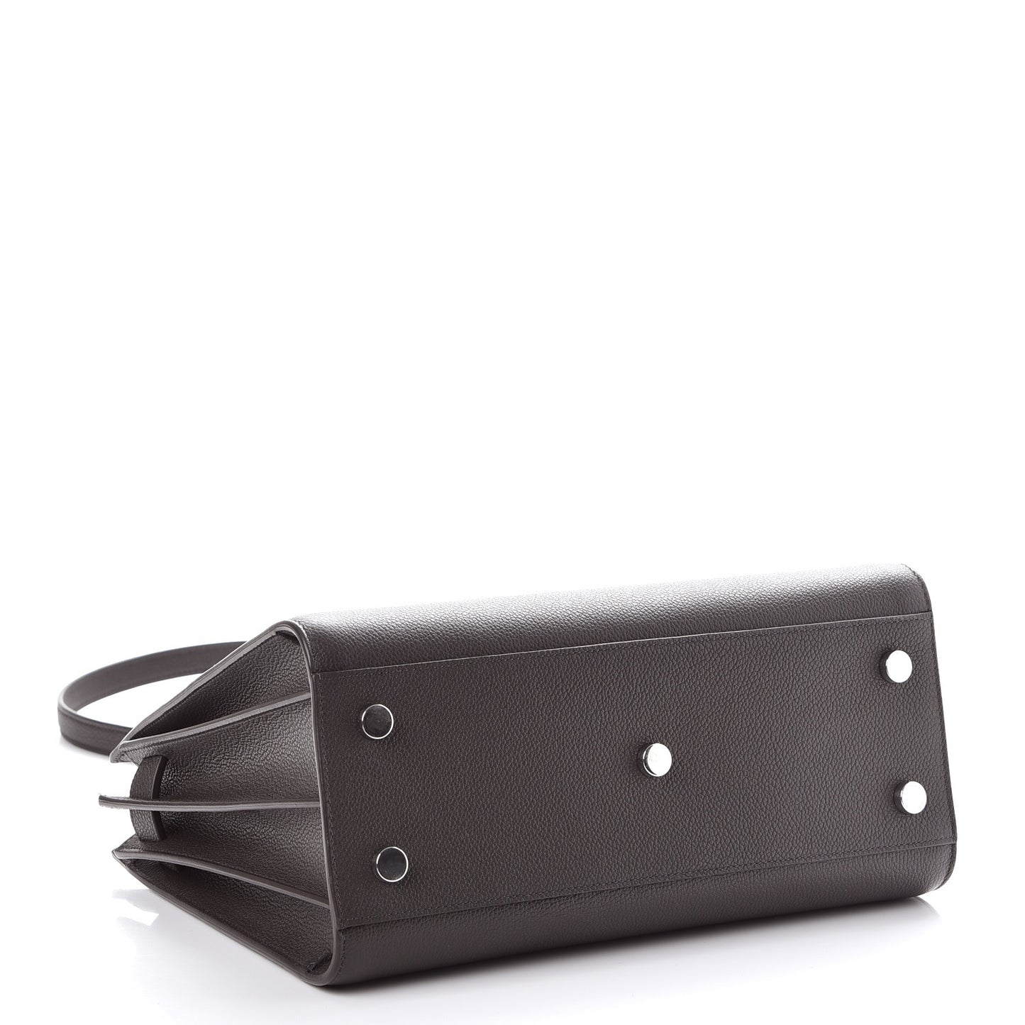 Grained Calfskin Baby Sac De Jour Earth