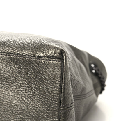 Gucci Metallic Pebbled Calfskin Medium Soho Chain Shoulder Bag Sasso 12 of 12