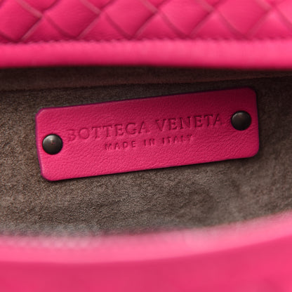 Bottega Veneta Nappa Intrecciato Montaigne Rings Satchel Fuchsia 6 of 10