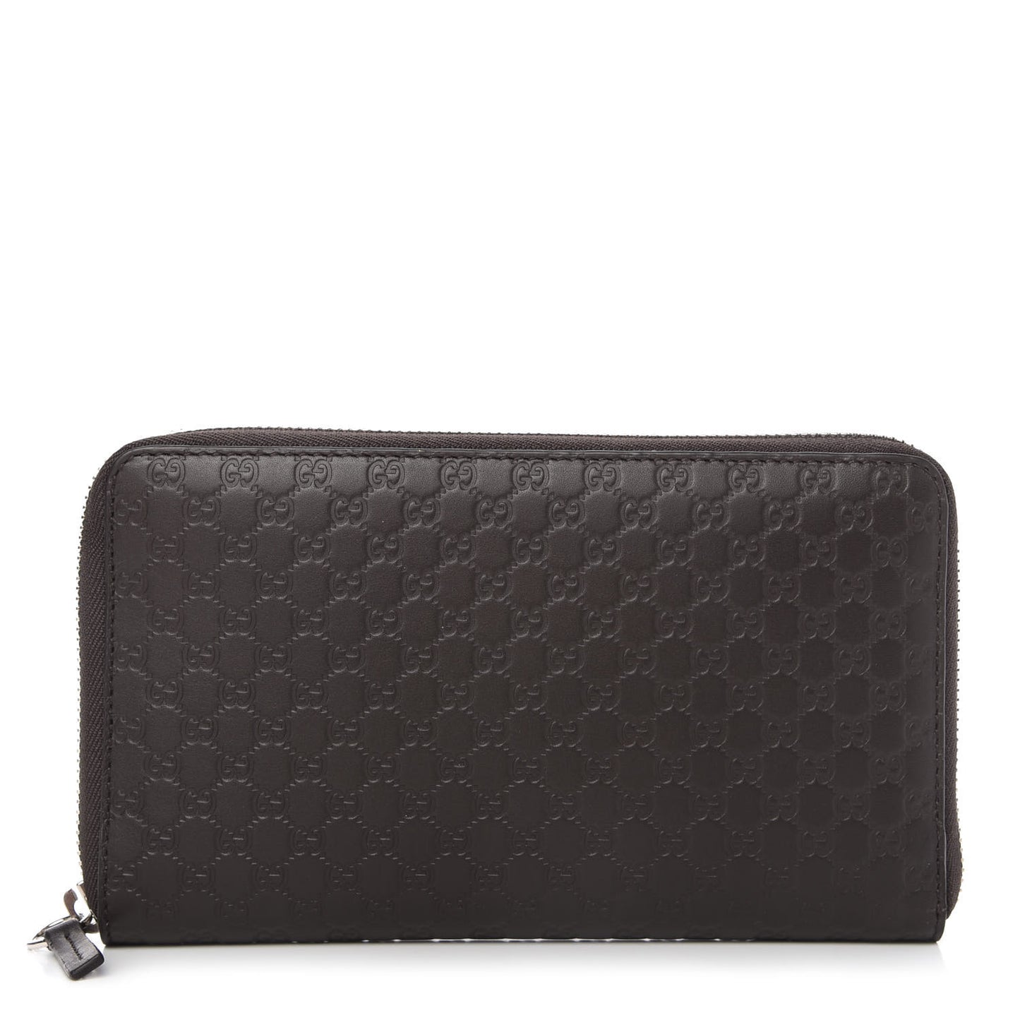 Microguccissima Large Zip Around Organizer Wallet Testa di Moro
