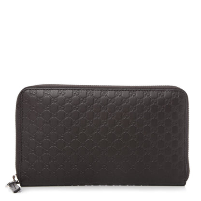 Gucci Microguccissima Large Zip Around Organizer Wallet Testa di Moro 1 of 10