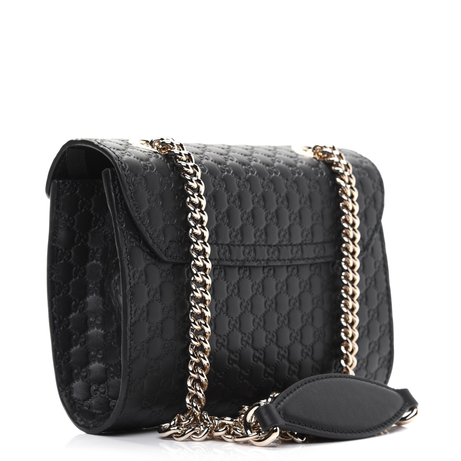 Gucci Microguccissima Mini Emily Shoulder Bag Black 3 of 13
