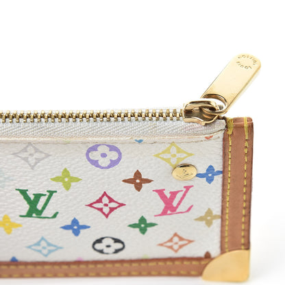 Louis Vuitton Monogram Multicolor Key Pouch White 7 of 7